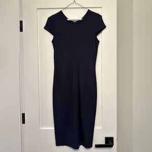 Elegant Navy Blue Dress